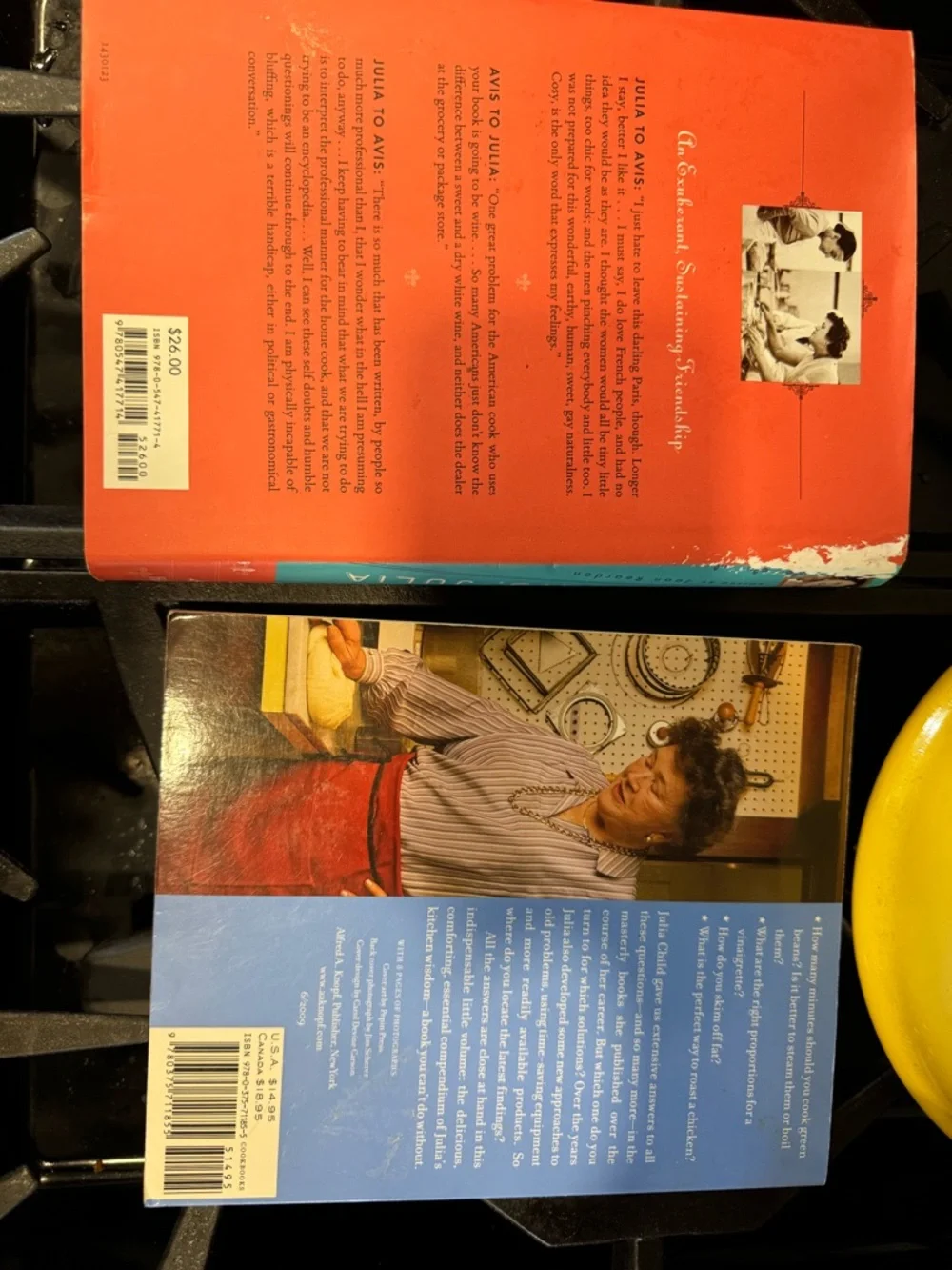 2 Julia child books- as always, Julia & Julia’s kitchen wisdom